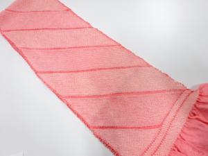 正絹　振袖用　絞り　帯揚げ